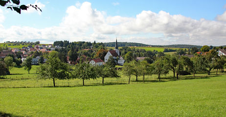 Blick auf die Pfarrkirche